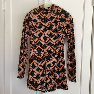 Missguided Long Sleeve Romper